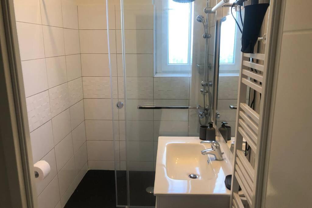 Grand appartement moderne tout équipé avec jardin Clermont-Ferrand Exterior foto